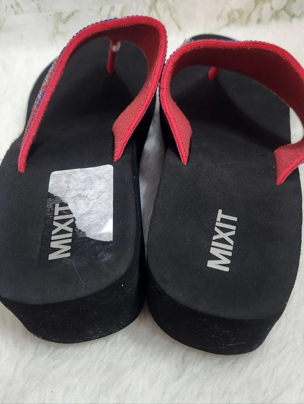 MIXIT Beaded Stars Platform Sandals